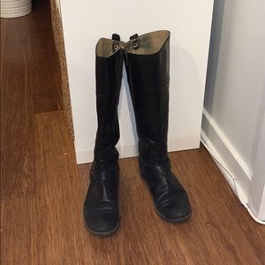 Frye black Melissa riding boot